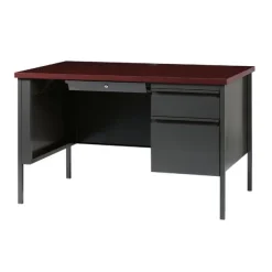 Right Hand Single Pedestal Desk - 48