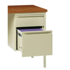 Right Hand Single Pedestal Desk - 48