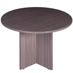 Round Conference Table Set with Four Task Chairs