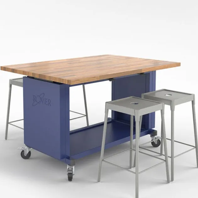 Rover Mobile Makerspace Table w/ 4 Stools