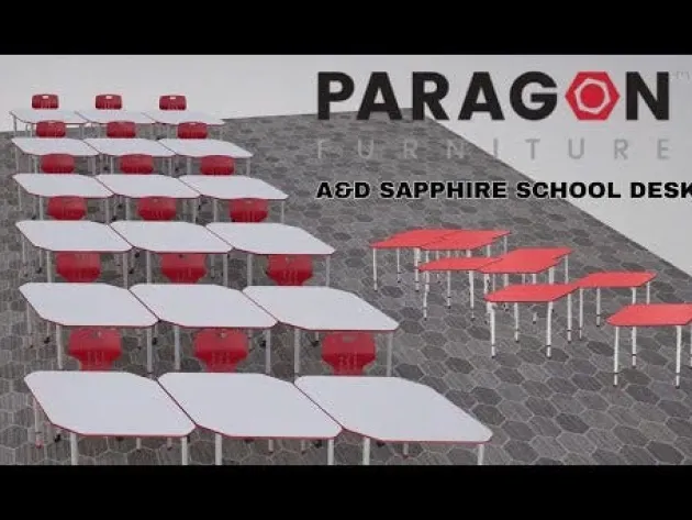 Sapphire A & D Collaborative School Desk