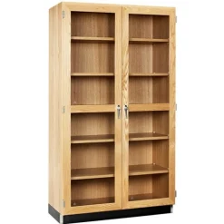 Science Storage Cabinet with Glass Doors