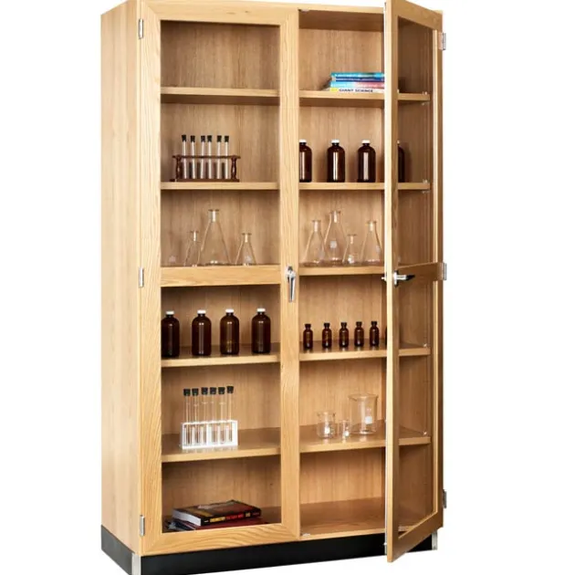 Science Storage Cabinet with Glass Doors