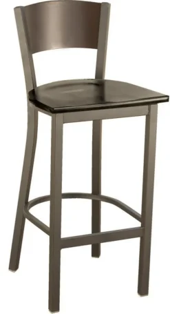 3300 Series Cafe Barstool with Wood Seat and Back by KFI