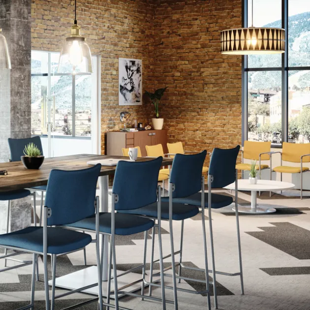 1300 Series Padded Stack Chair