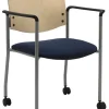 1300 Series Stack Chairs with Wood Back