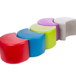 Session Crescent Plastic Stool Seating