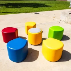 Session Petal Plastic Stool Seating