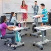 Sit and Stand Student Desk - Crank