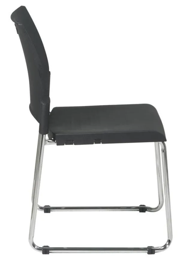 Sled Base Stack Chair, Set of 2