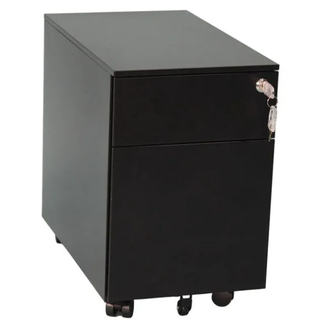 Slim Mobile Pedestal File Cabinet