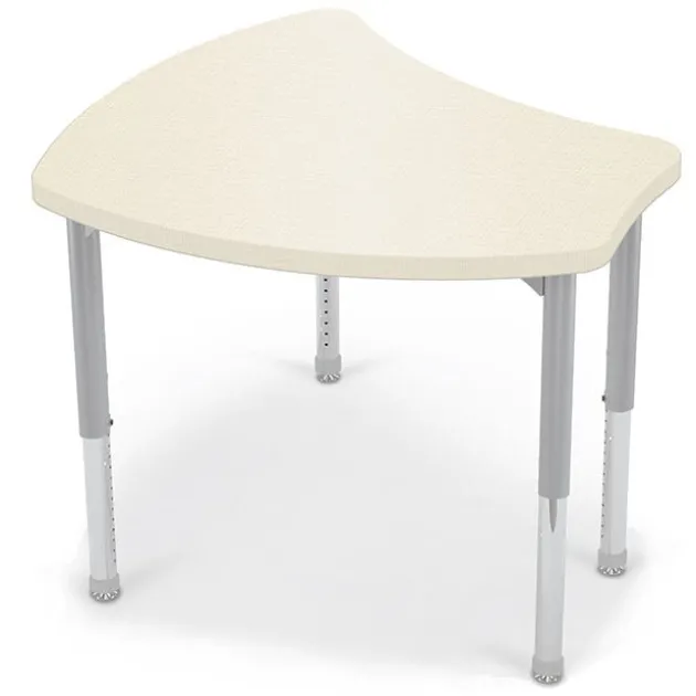 Small Shapes Desk + Hierarchy 4-Leg Chair Bundle Set