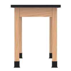 Solid Epoxy Resin Top Hardwood Science Table (21'' D X 60'' W)