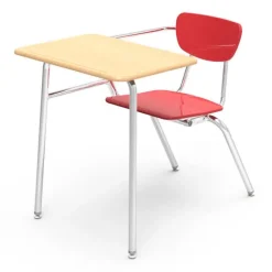 Solid Plastic Combo Desk without Bookrack