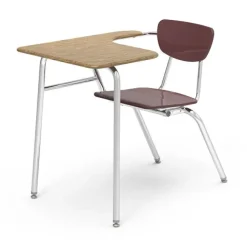 Solid Plastic Tablet Arm Chair Desks