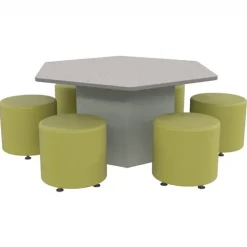 Sonik Hexagon Table & Soft Seating Packages