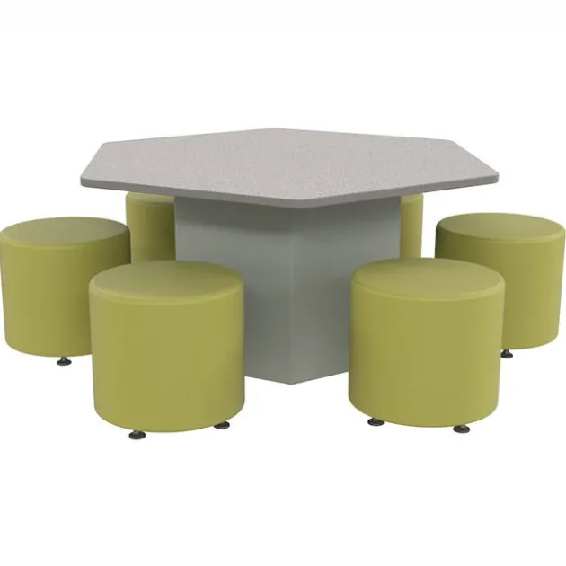 Sonik Hexagon Table & Soft Seating Packages