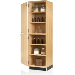 Split Level Science Storage Cabinets