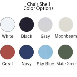 Spright Table & Lola Chair Set w/ Glides