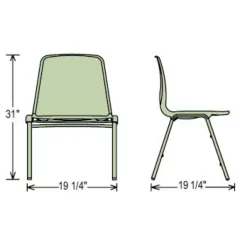 Stacking Shell Chair