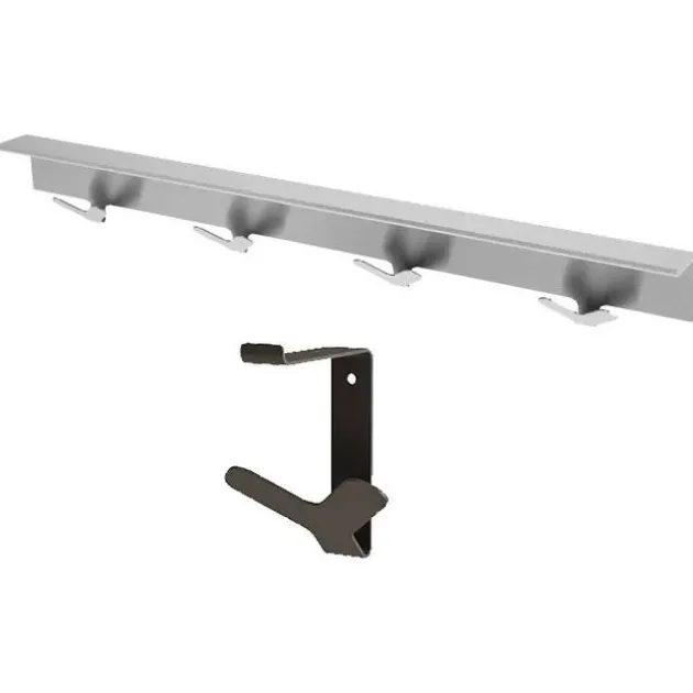 Stal Coat Hook Strips