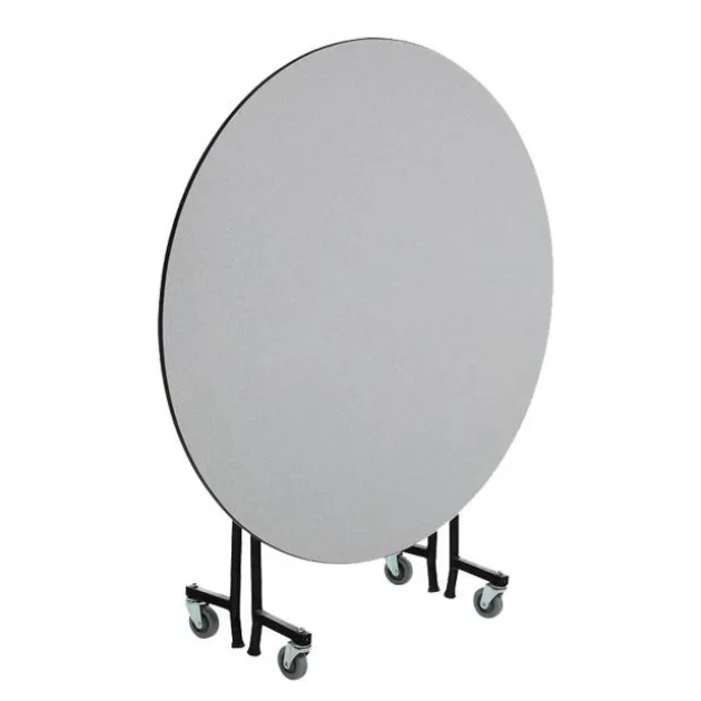 Standing Height EZ-Tilt Round Mobile Cafeteria Table (48'')