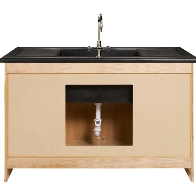 Stationary Clean Up Sink with Polyolefin Top