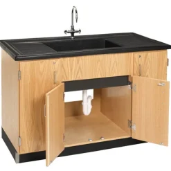 Stationary Clean Up Sink with Polyolefin Top