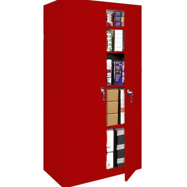 Takeover Storage Cabinet w/ Four Fixed Shelves (36" W x 18" D x 66" H)