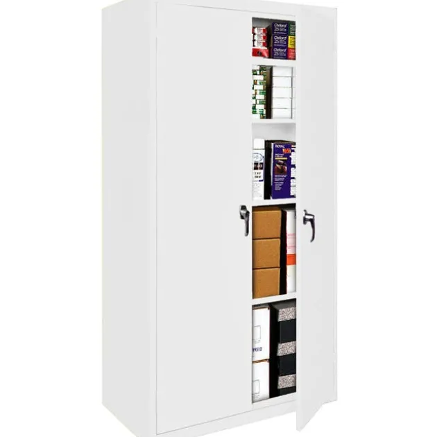 Takeover Storage Cabinet w/ One Fixed Shelf & Three Adjustable Shelves (36" W x 18" D x 66" H)