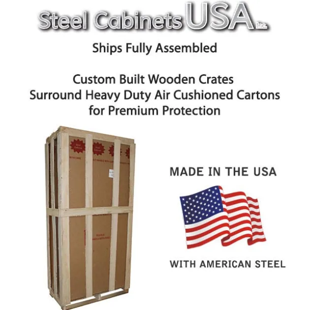 Takeover Storage Cabinet w/ One Fixed Shelf & Three Adjustable Shelves (36" W x 18" D x 66" H)