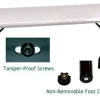 Tamper Resistant Folding Tables