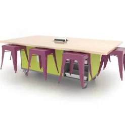 The Ed 8 Table w/ 8 Stools