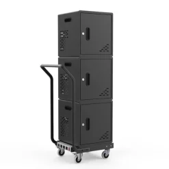 Three Modular Charging Cabinets & Single Dolly w/ Handle Bundle