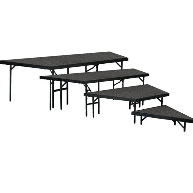 4-Tier Seated Riser Stage Pie Section by NPS
