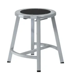 Titan Makerspace Whiteboard Table (30" x 72") with Four Titan Stools (18" H) Package
