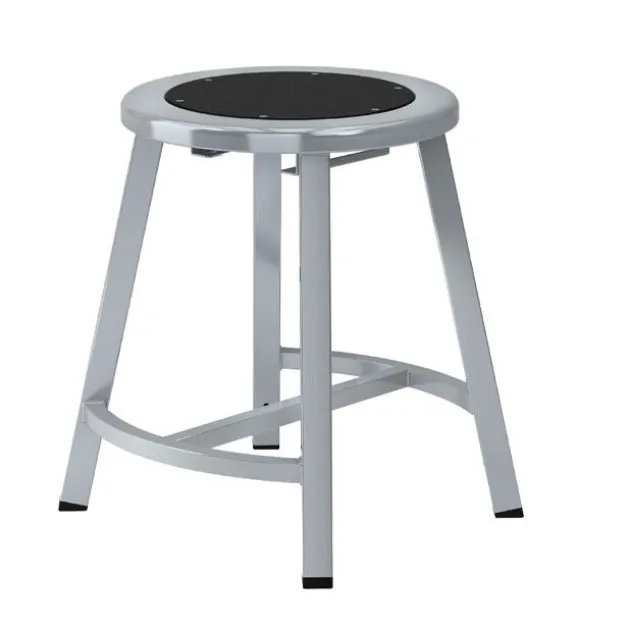 Titan Makerspace Whiteboard Table (30" x 72") with Four Titan Stools (18" H) Package