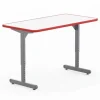 T-Leg Adjustable Height Two-Student Desks