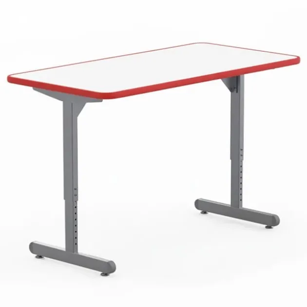 T-Leg Adjustable Height Two-Student Desks