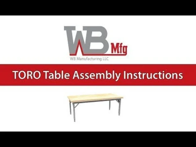 TORO Rectangle Table with Butcher Block Top (30" x 60")