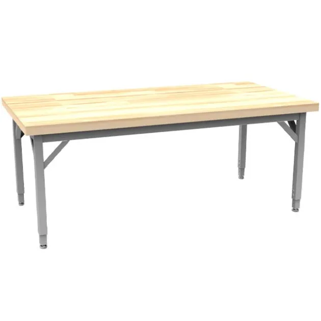 TORO Rectangle Table with Butcher Block Top (30" x 60")