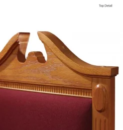 Traditional Style Center Pulpit Clergy Chair