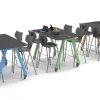 Trespa TopLab Plus Planner Studio Table w/ Glides (36'' W x 72'' D x 40'' H)