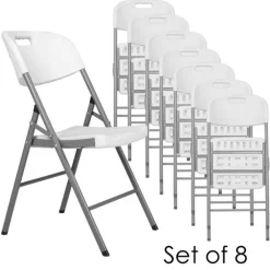 Trestle Blow Molded Folding Chairs