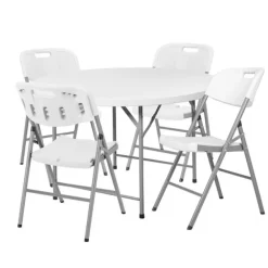 Trestle Folding Table and Chair Sets