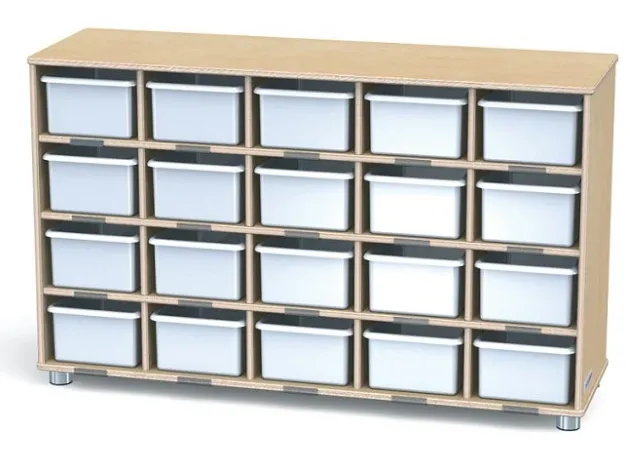 TrueModern 20 Tray Cubbie Units
