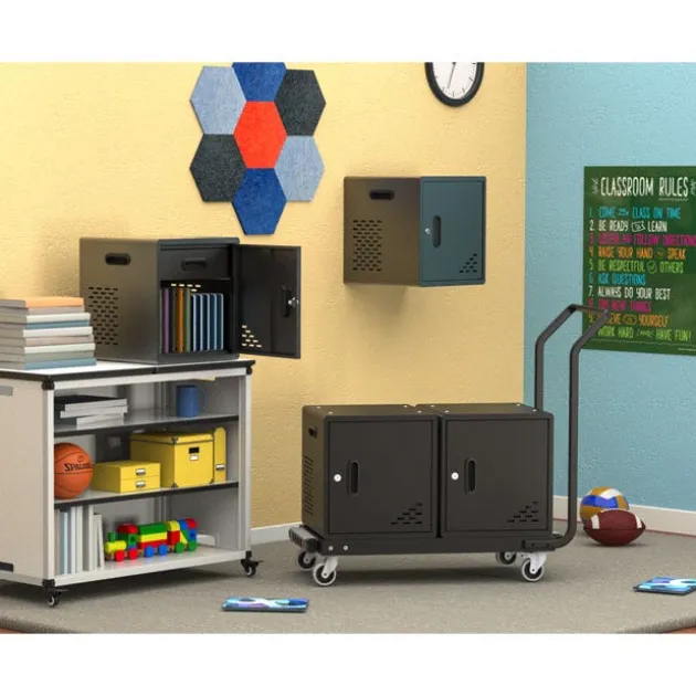 Two Modular Charging Cabinets & Single Dolly Bundle