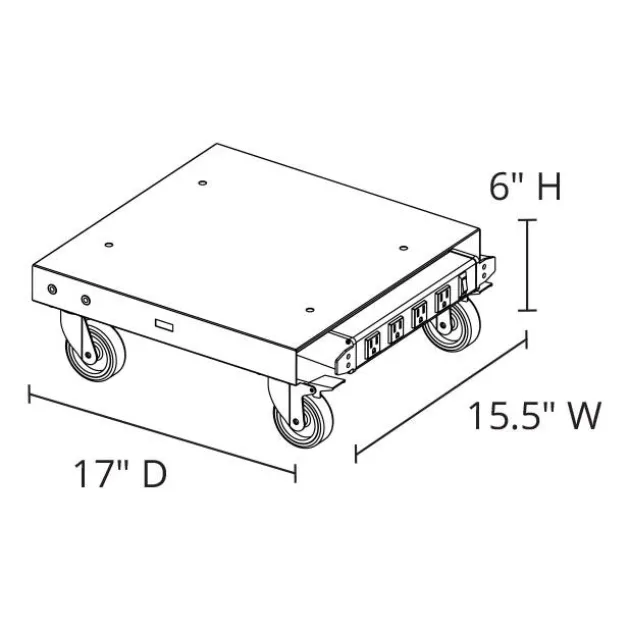 Two Modular Charging Cabinets & Single Dolly Bundle