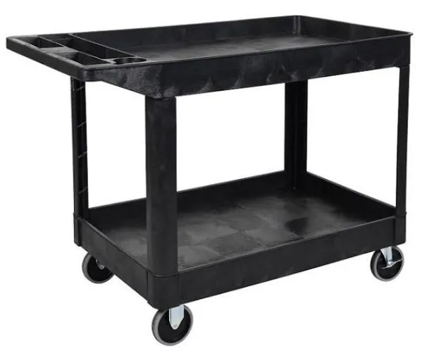 Two-Shelf Heavy-Duty Utility Cart