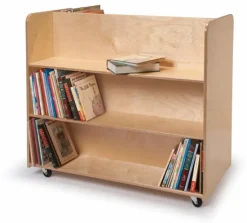 Two-Sided Book Truck